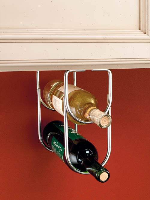 Rev-A-Shelf 3250CR / Chrome Double Wine Bottle Holder