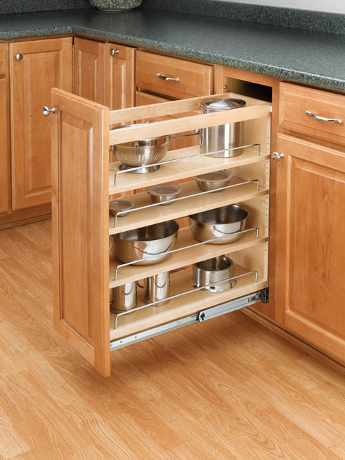 Rev-A-Shelf - 448-BC-5C - 5 in. Pull-Out Wood Base Cabinet Organizer